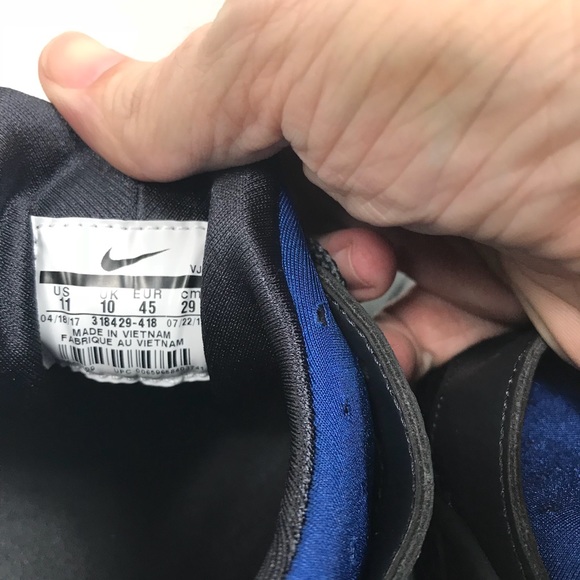 Nike Air Huarache Gym Blue Men's Size 11 - Picture 5 of 7